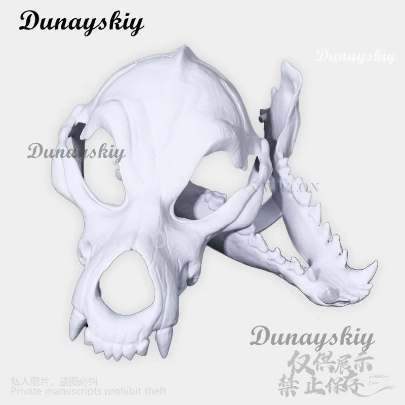 Cosplay Dog Skull Mask