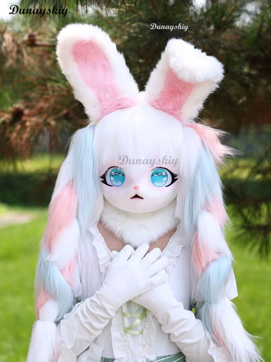 Fursuit Cosplay Headset Rabbit Beast Mask