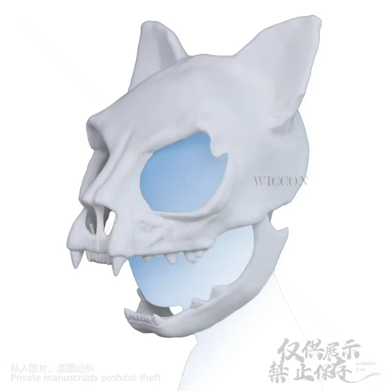 Cat Skull Kigurumi 3D Props Mask