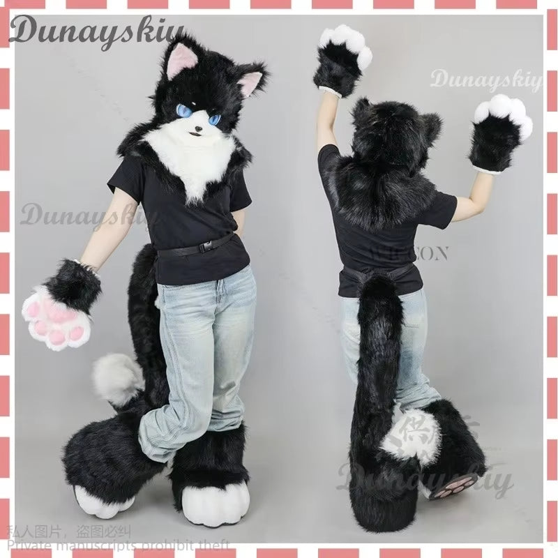 Fursuit Furry Cosplay Head Mask Tail Shoes