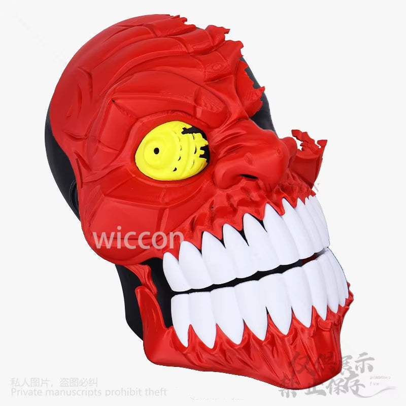 3D Printing Base Red Horror Mask
