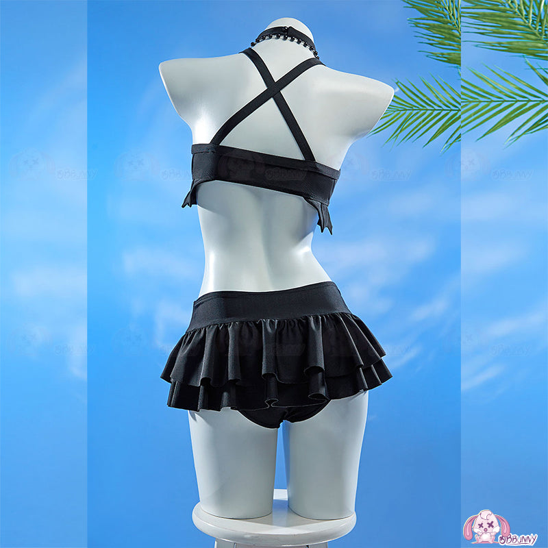 Gothic Sexy Swimsuit Cosplay Costume