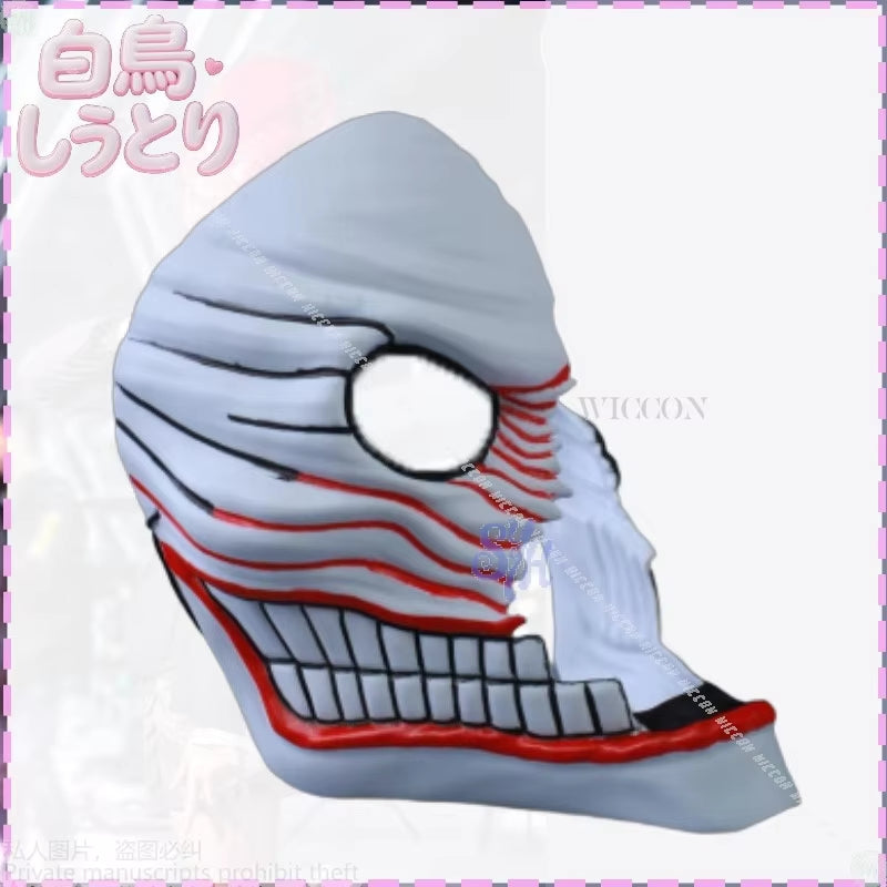 Dandadan Cosplay Aira Shiratori Two Horror Mask 3D