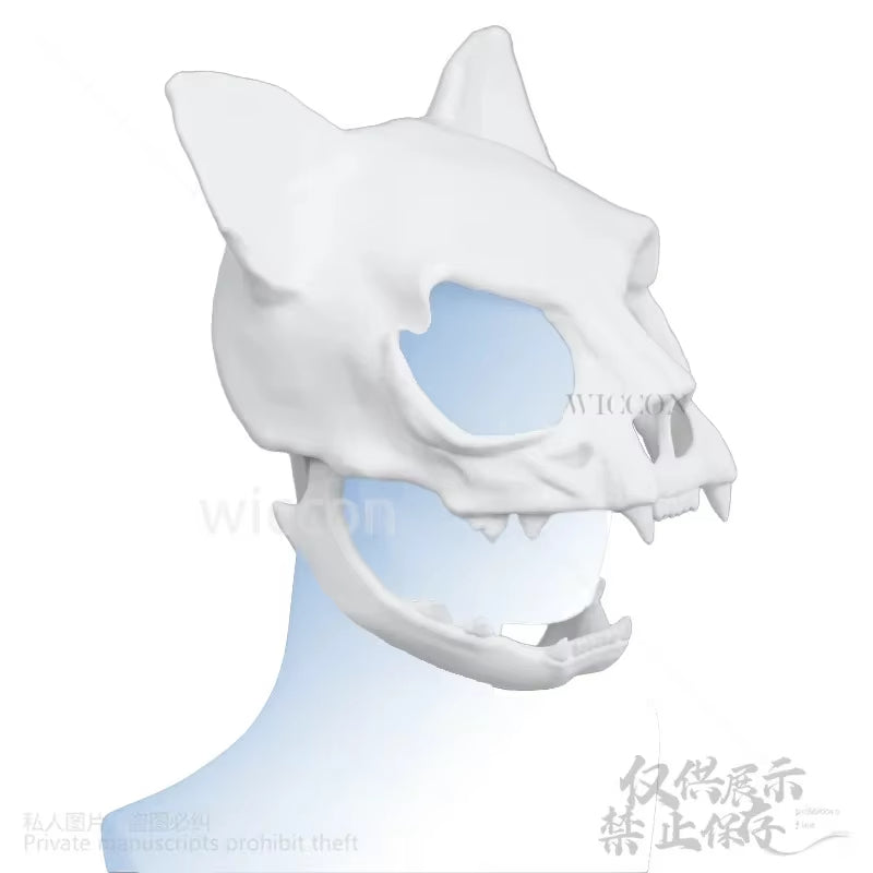 Cat Skull Kigurumi 3D Props Mask