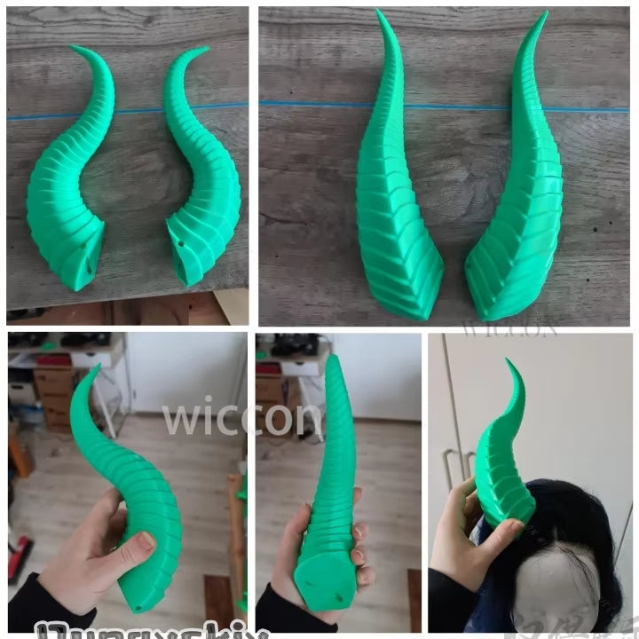 Anime Furry Dragon Headwear Cosplay 3D Horns