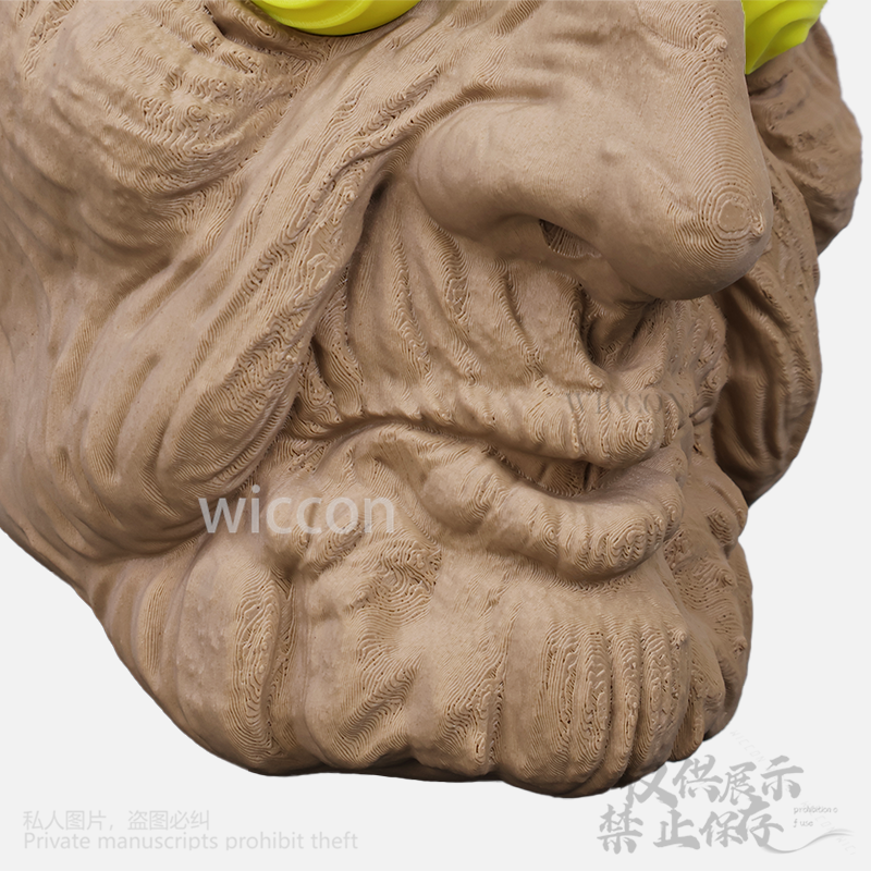 Dandadan Turbo Granny Cosplay Props Horror 3D Mask
