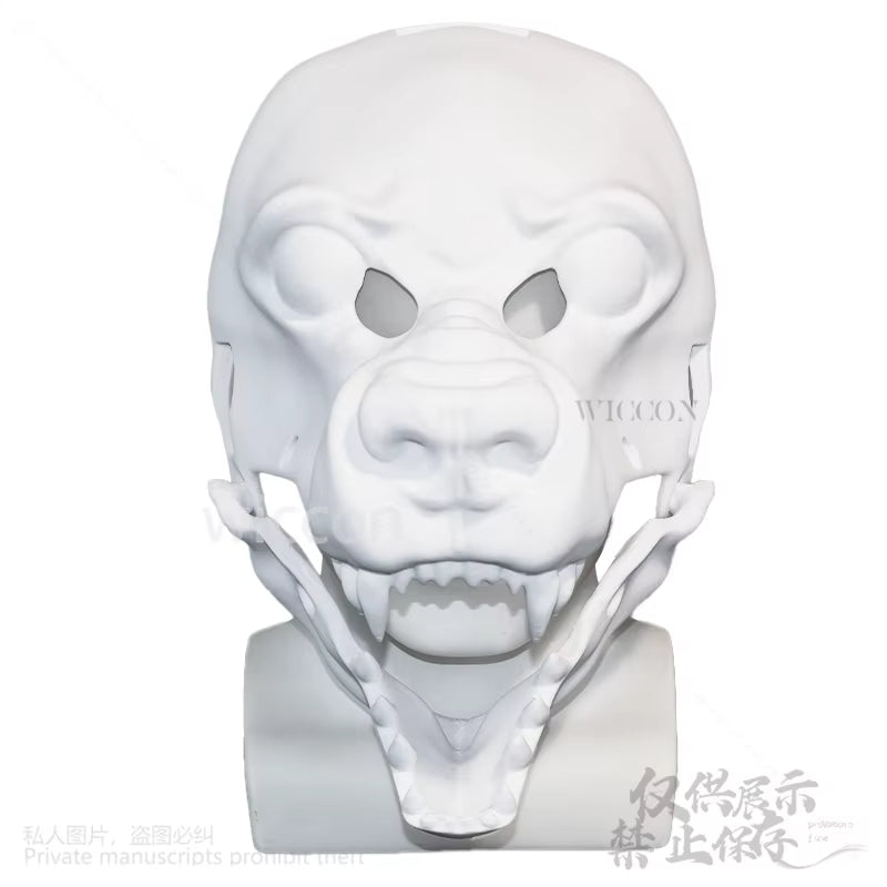 3D Polylactic Acid Mask Dog Skull