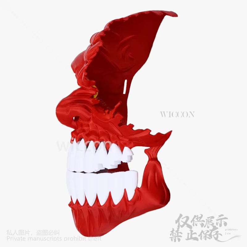 3D Printing Base Red Horror Mask