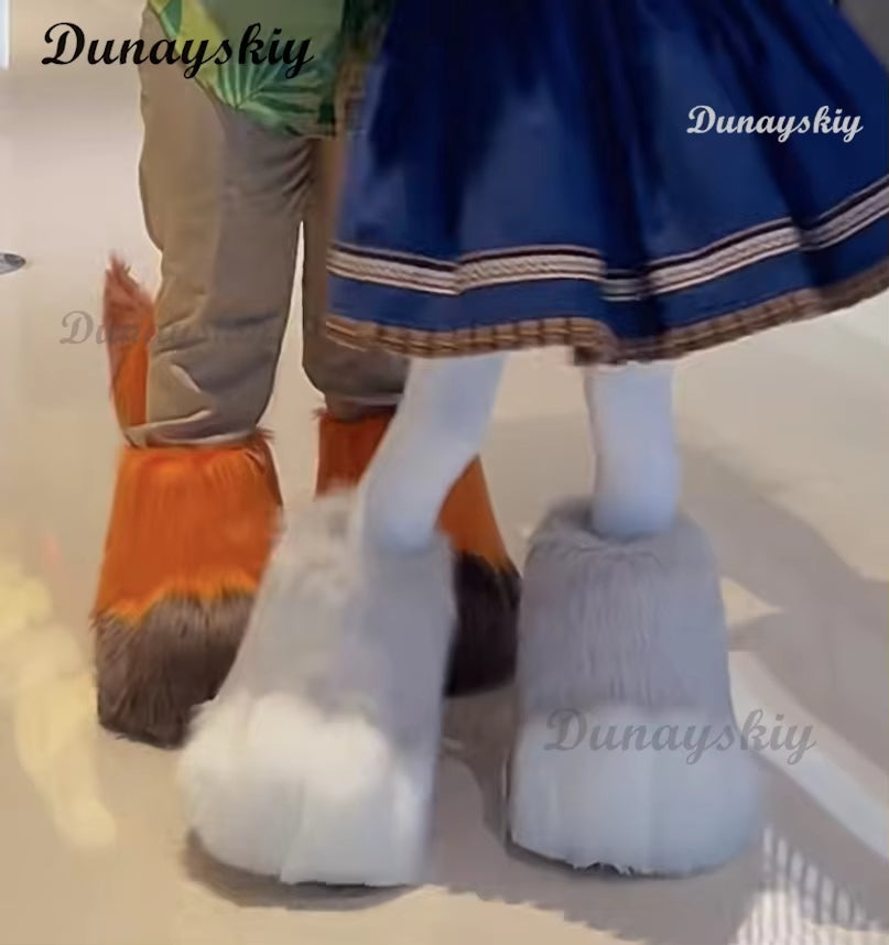 Cosplay Cat Boots Paw Shoes