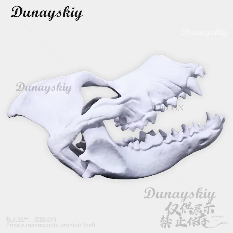 Cosplay Dog Skull Mask