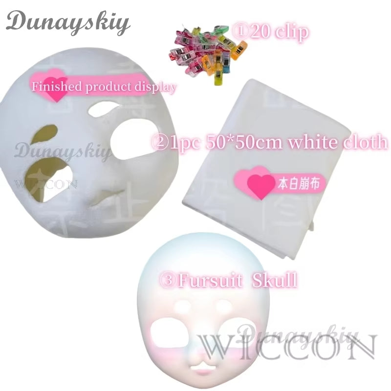 Fursuit Kigurumi Skull Headwear Cosplay Furry Costume DIY Accessories Foam Animal Doll Kig Head Base Fursuit Cosplay Accessories