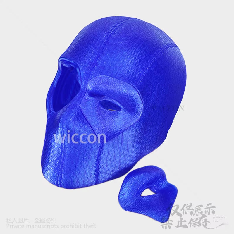 Albert Rothstein Costume Blue 3D Mask