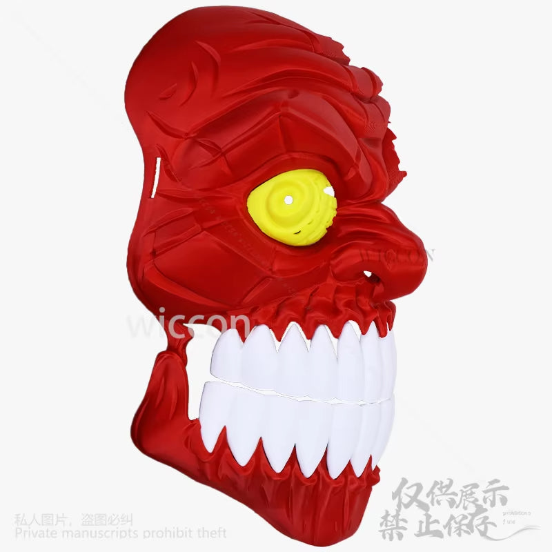 3D Printing Base Red Horror Mask