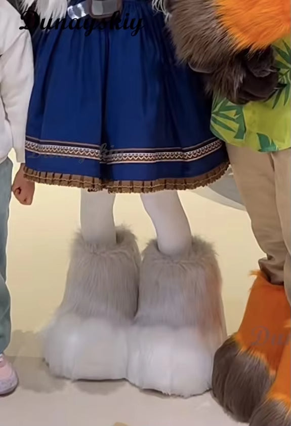 Cosplay Cat Boots Paw Shoes