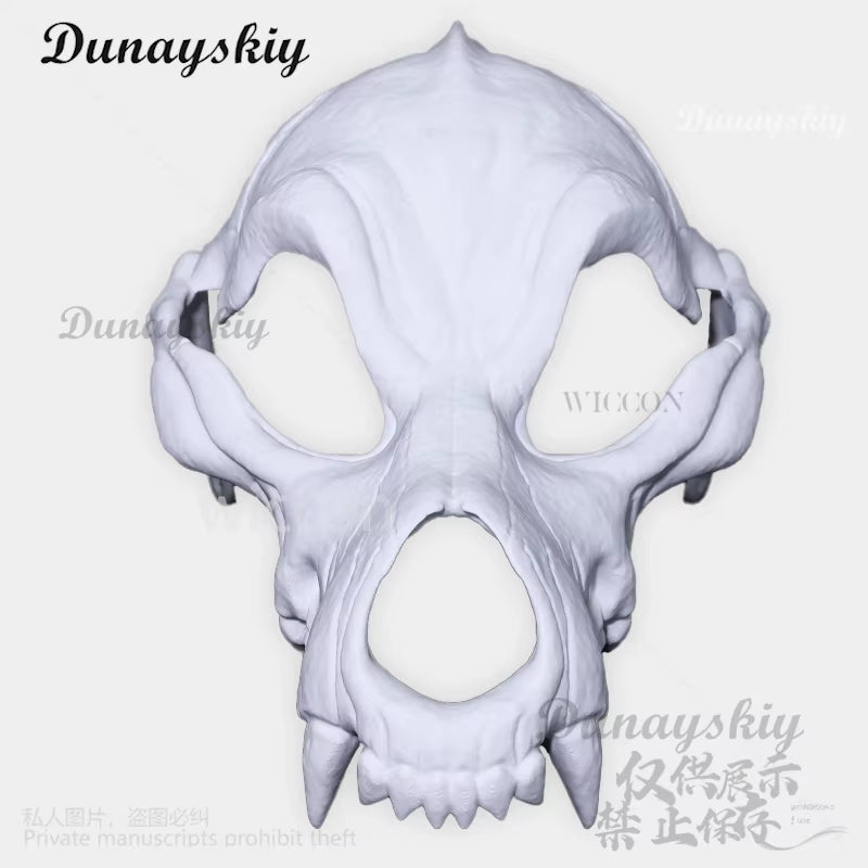 Cosplay Dog Skull Mask