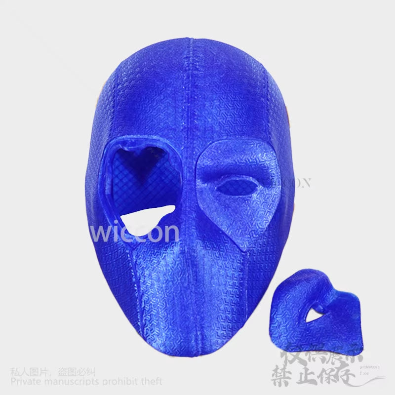 Albert Rothstein Costume Blue 3D Mask