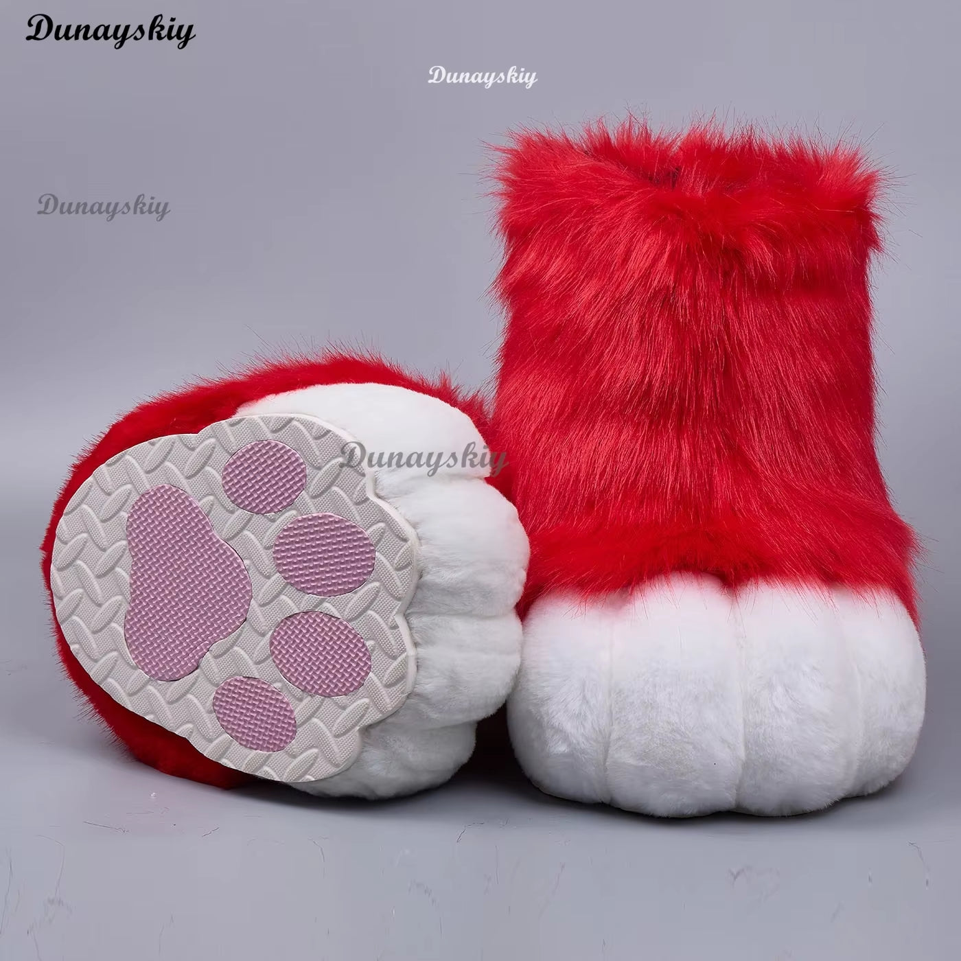 Furry Cosplay Paw Shoes Rubbit Cat Boots