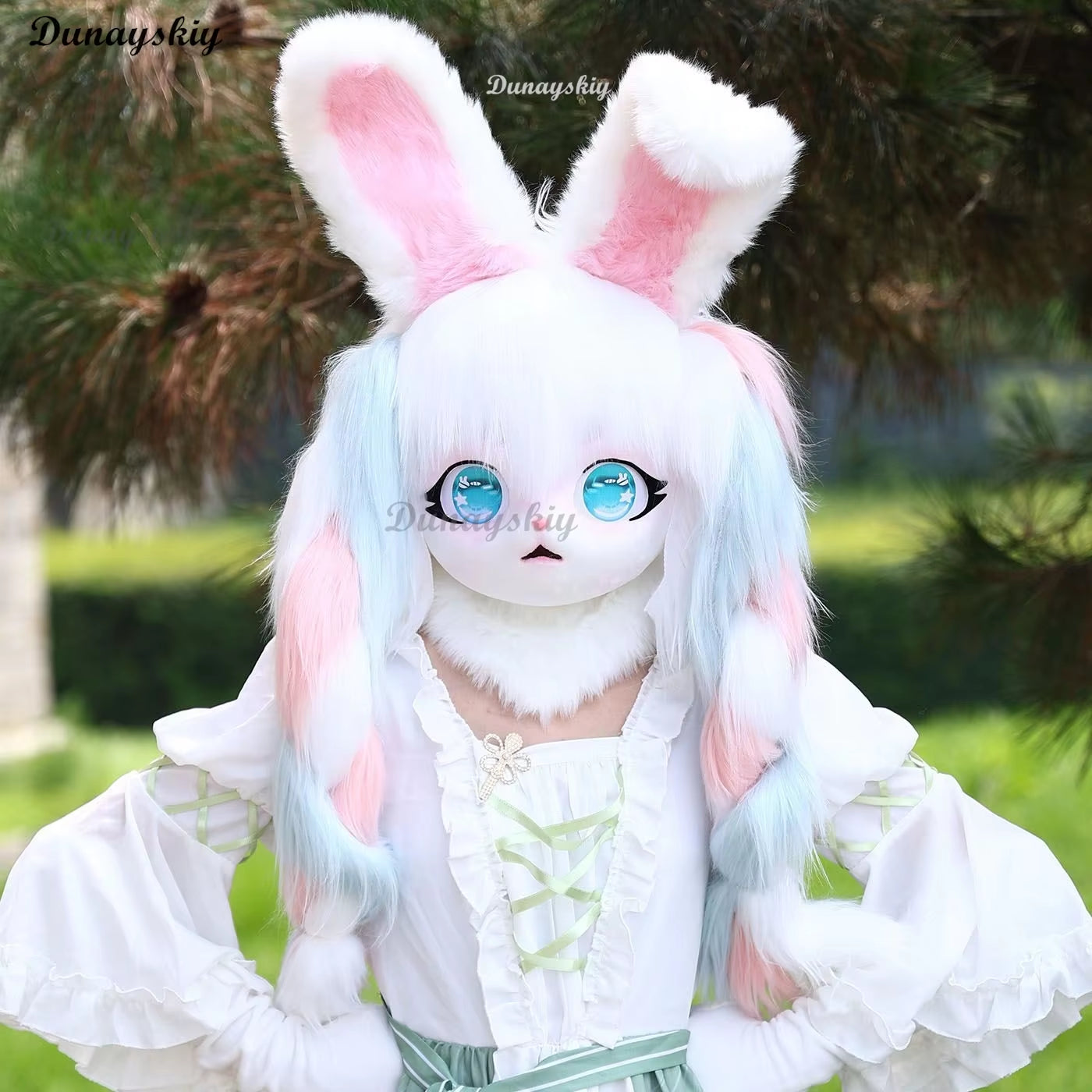 Fursuit Cosplay Headset Rabbit Beast Mask