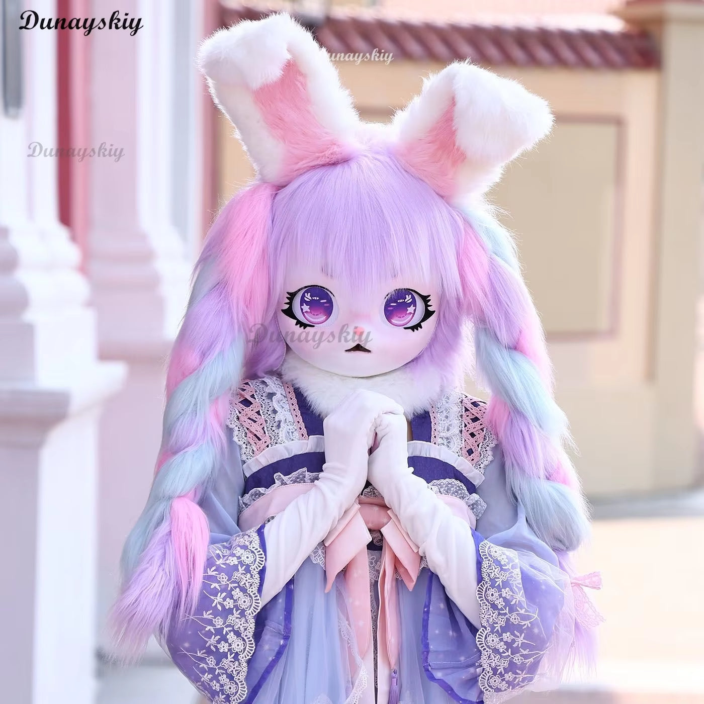 Fursuit Cosplay Headset Rabbit Beast Mask