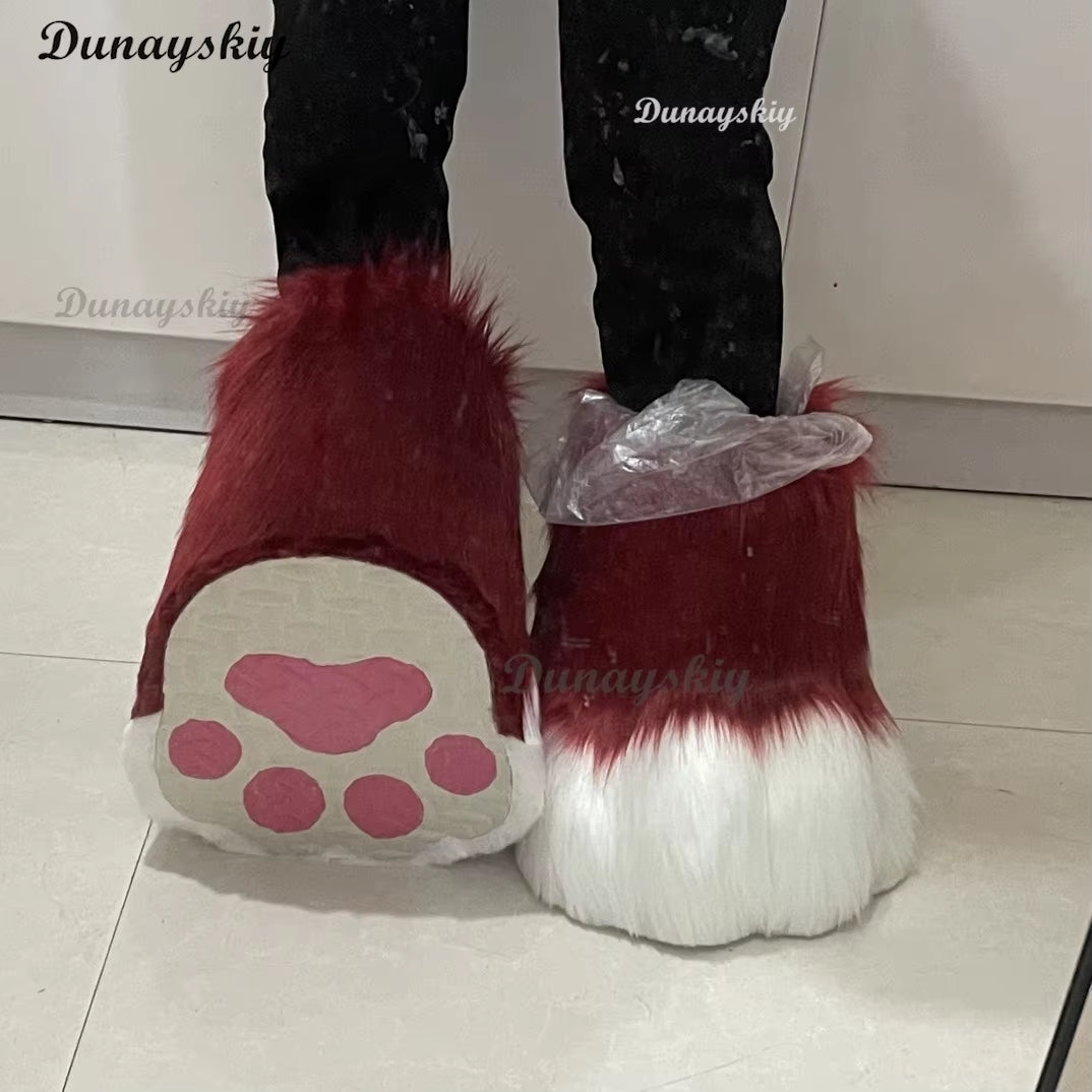 Cosplay Cat Boots Paw Shoes