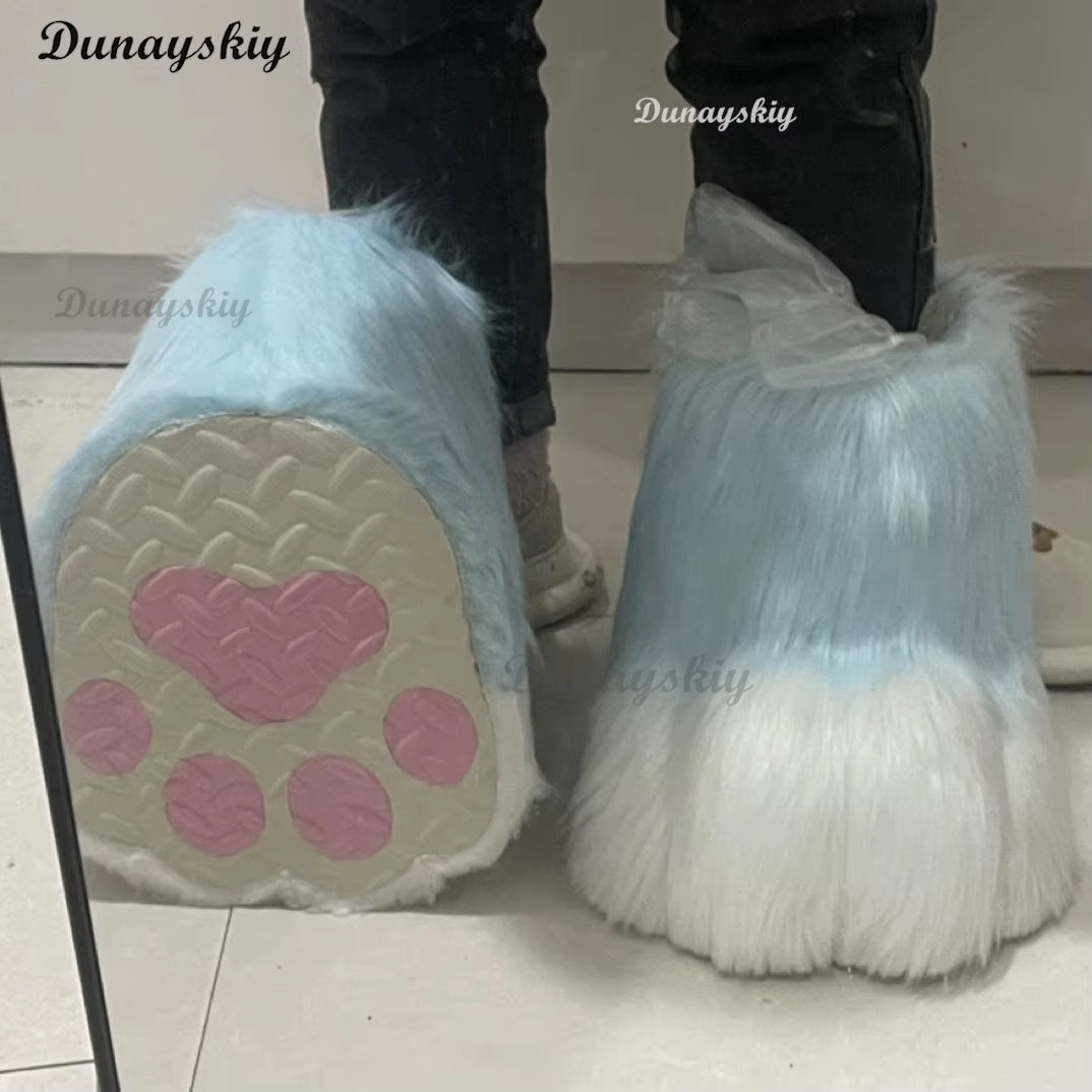 Cosplay Cat Boots Paw Shoes