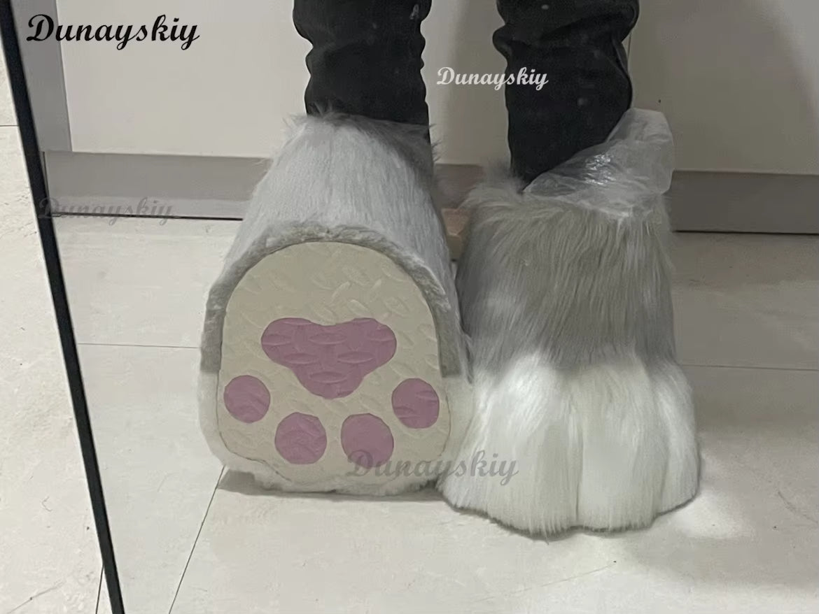 Cosplay Cat Boots Paw Shoes