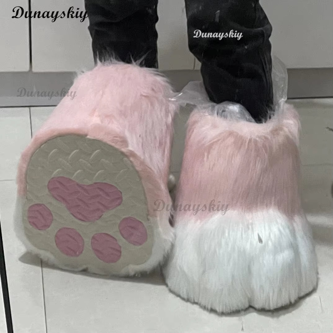 Cosplay Cat Boots Paw Shoes