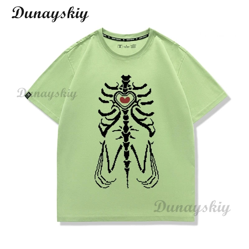 Game Anime NEEDY GIRL OVERDOSE Cosplay T-shirt Short Sleeve Men Women Tops Summer Cartoon Birthday Gift