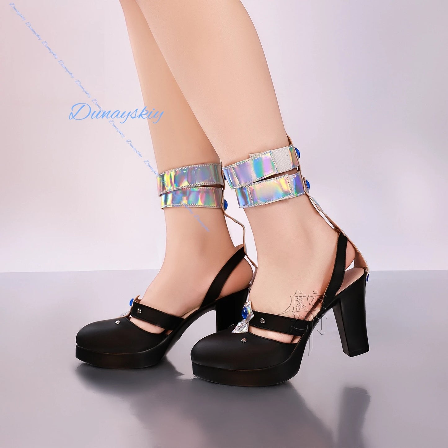 Genshin Impact Yelan Tranquil Banquet Cosplay Costume Set – Wig & High Heels Included | Sexy Women's Outfit for Halloween Parti