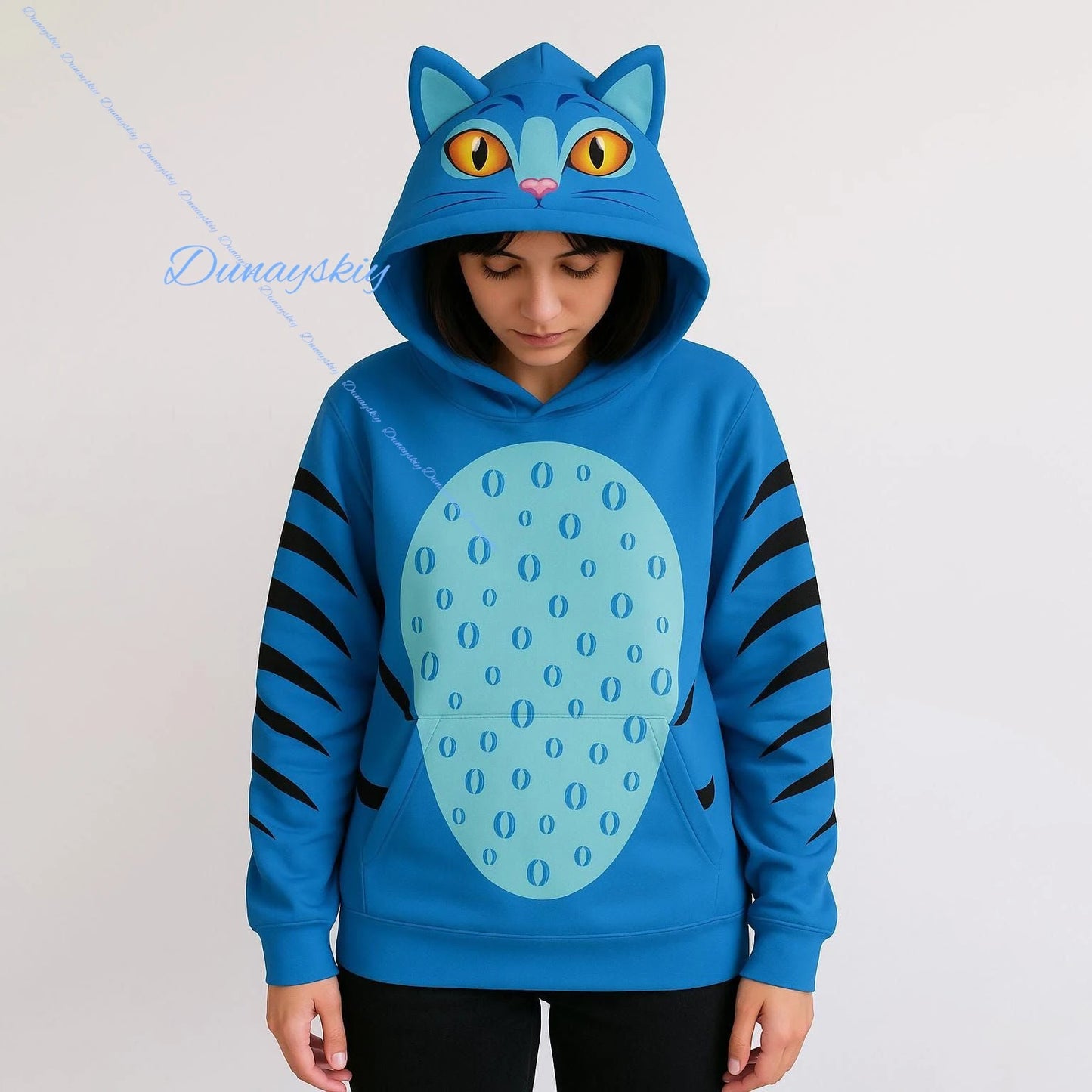 Kpop Demon Cosplay Derpy Tiger Costume Hunters Tiger Hoodie Pants Sets Kids Boys Halloween Christmas Party Outfits