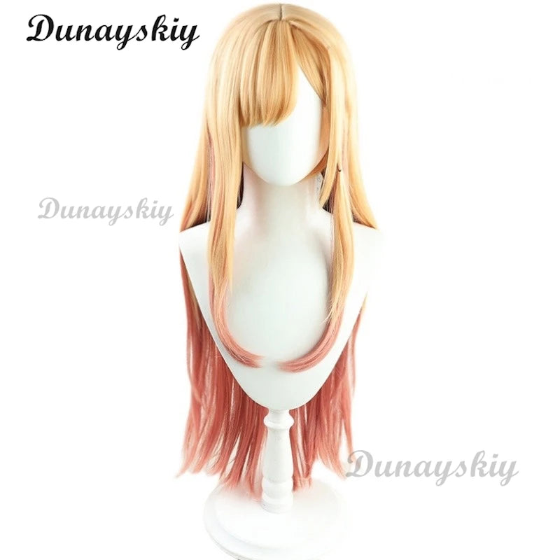 Gojo Wakana/ Kitagawa Marin Cosplay Wig Anime My Dress UpWig Black Short Hair Yellow Long Wig Girls Women Halloween Costumes