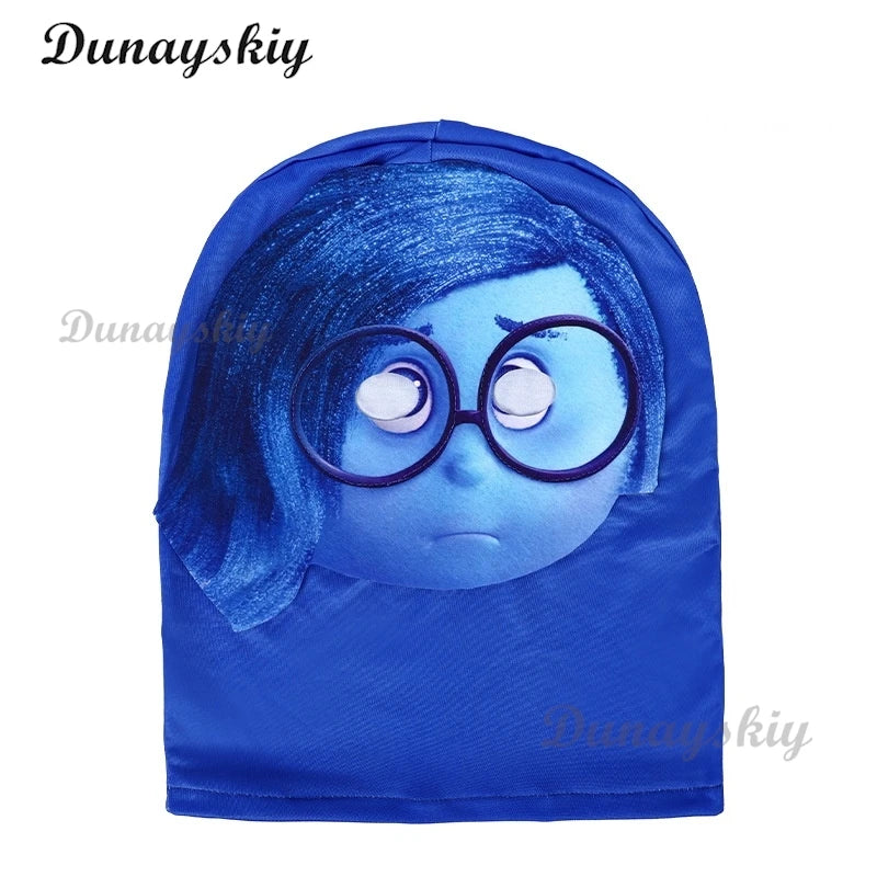 New Year Movie Anxiety The Inside Anime Out 2 Cosplay Joy Sadness Anger Disgust Fear Cosplay Costumes Suit Adult Kids Party Set