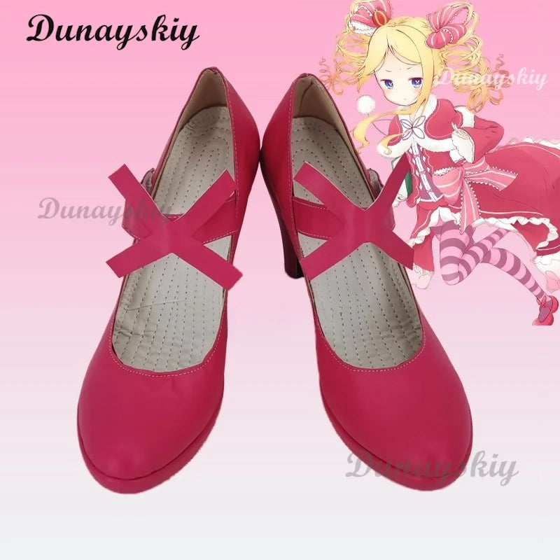 Beatrice Cosplay Costume Anime Re:Life In A Different World From Zero Kara Hajimeru Isekai Seikatsu Wig Halloween Lolita Suit