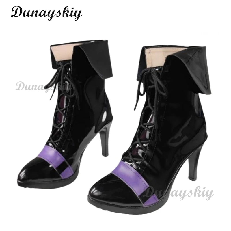 Game Arknight Necrass Eblana Dublinn Cosplay Costume Wig Leggings Uniform Accessories Halloween Party Suit