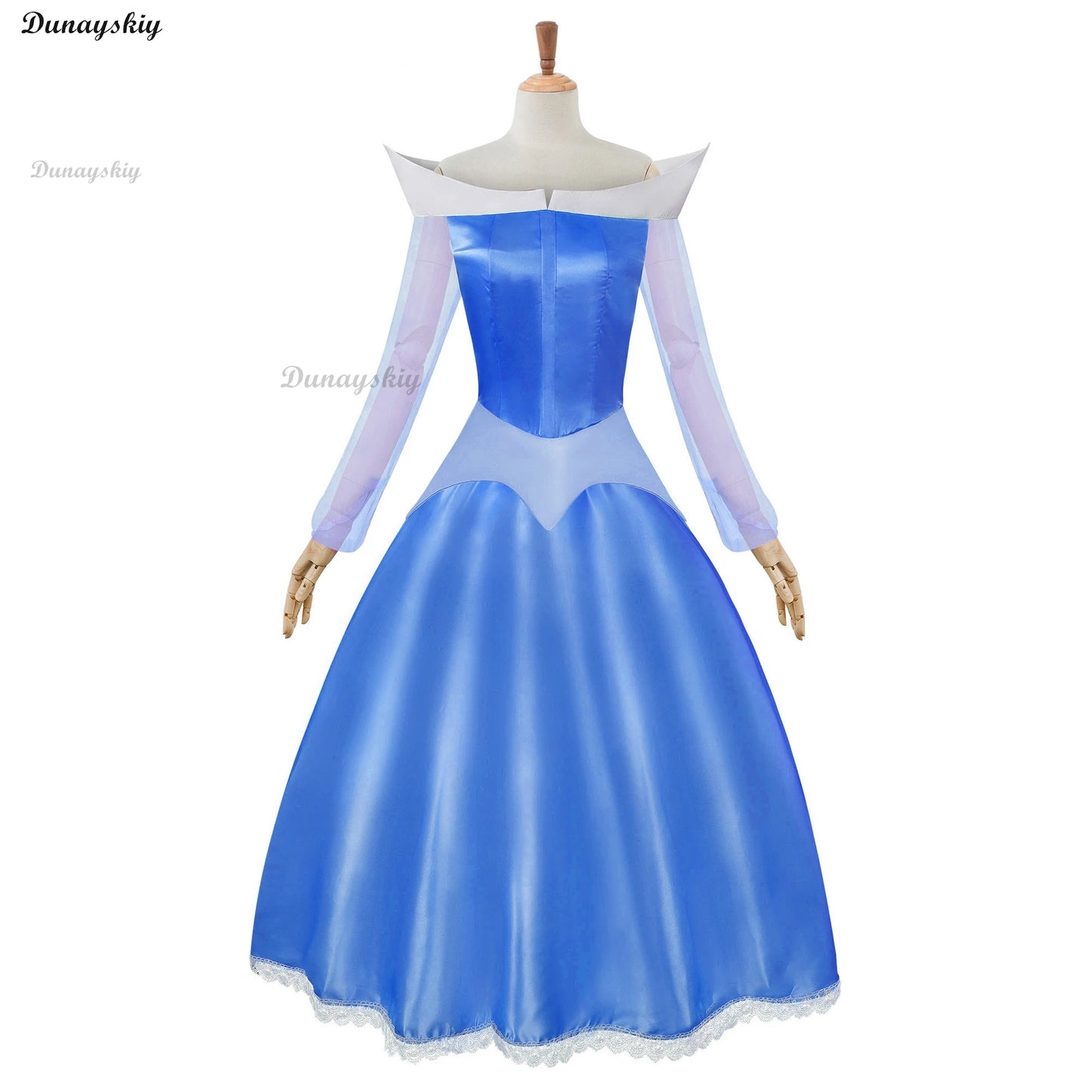Halloween adult sleeping beauty blue dress Princess Aurora pink dress costume deluded stage dress S- XL accept custom order