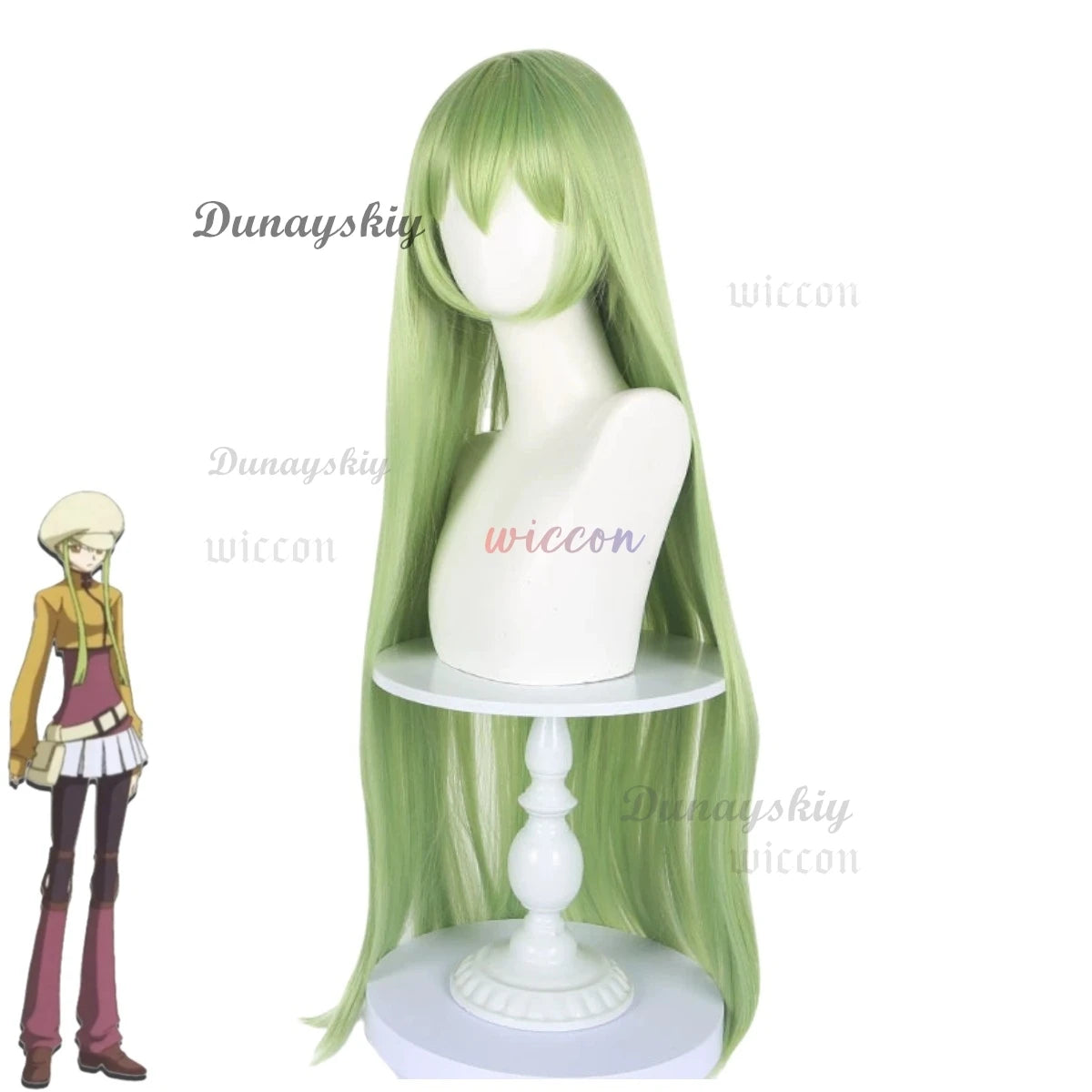 Anime CODE GEASS Lelouch of The Rebellion C.C. Cosplay Costume Detective Uniform Coat Skirt Wig Woman Sexy Carnival Party Suit