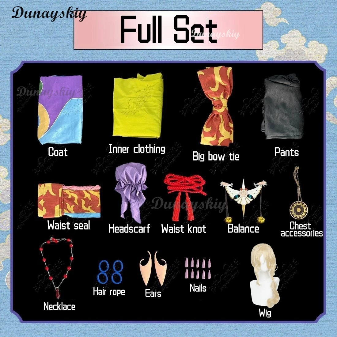 Medicine Seller of Ri Cosplay Anime Mononoke Kusuriuri Manga Cosplay Costume Wig Halloween Japanese Unisex Kimono Clothes