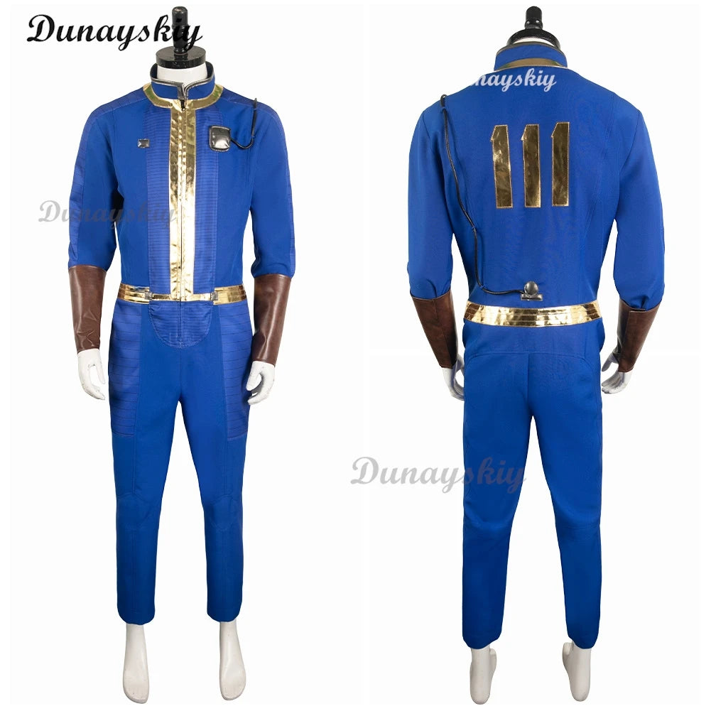 Game Fall Cosplay Out Vault 88 111 Cosplay Fantasy Jumpsuit Costume Disguise For Boys Men Adult Halloween Carnival Party Suit