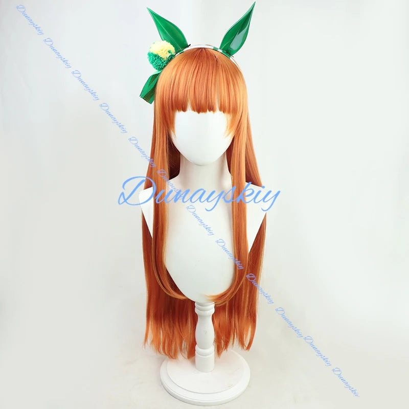 Anime Umamusume: Pretty Derby Silence Suzuka Cosplay Costume Wig Tail Headwear Women Girls Uniform For Halloween Party