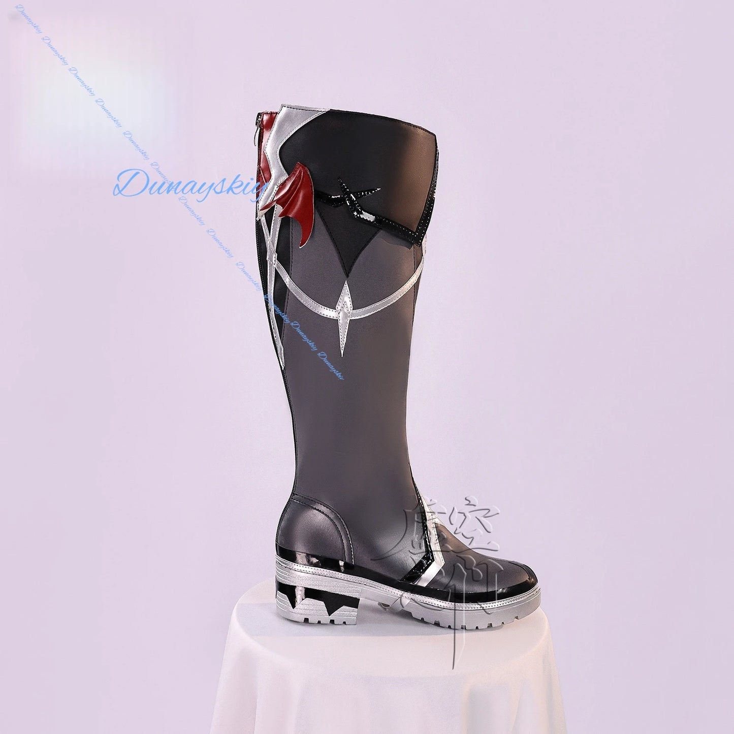 Genshin Impact Durin Game Cosplay Shoes Boots PU Leather Boots For Women Men Halloween Carnival Roleplay Party Props Accessories