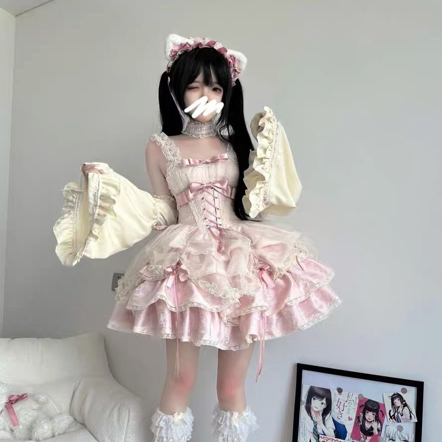 Sweet Lolita Cosplay Costumes Girls Dress