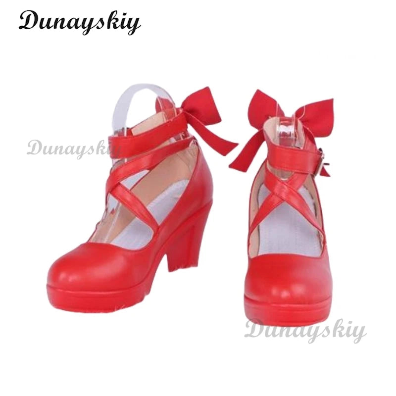 Madoka Cosplay Costume Kaname Combat Battle Suit Mahoushoujo Magic Girl Puella Magi Magica Wig Halloween