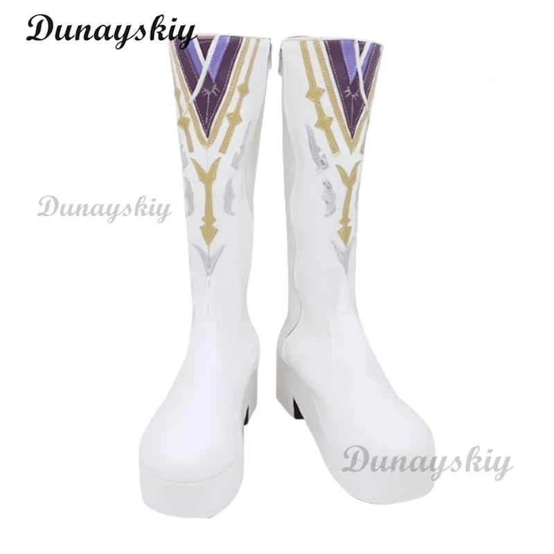 Love and Deepspace Xavier Long Coat Moonlight Cosplay Costume Wig 3D Props Shimmering Lumiere Uniform Earrings Halloween Party