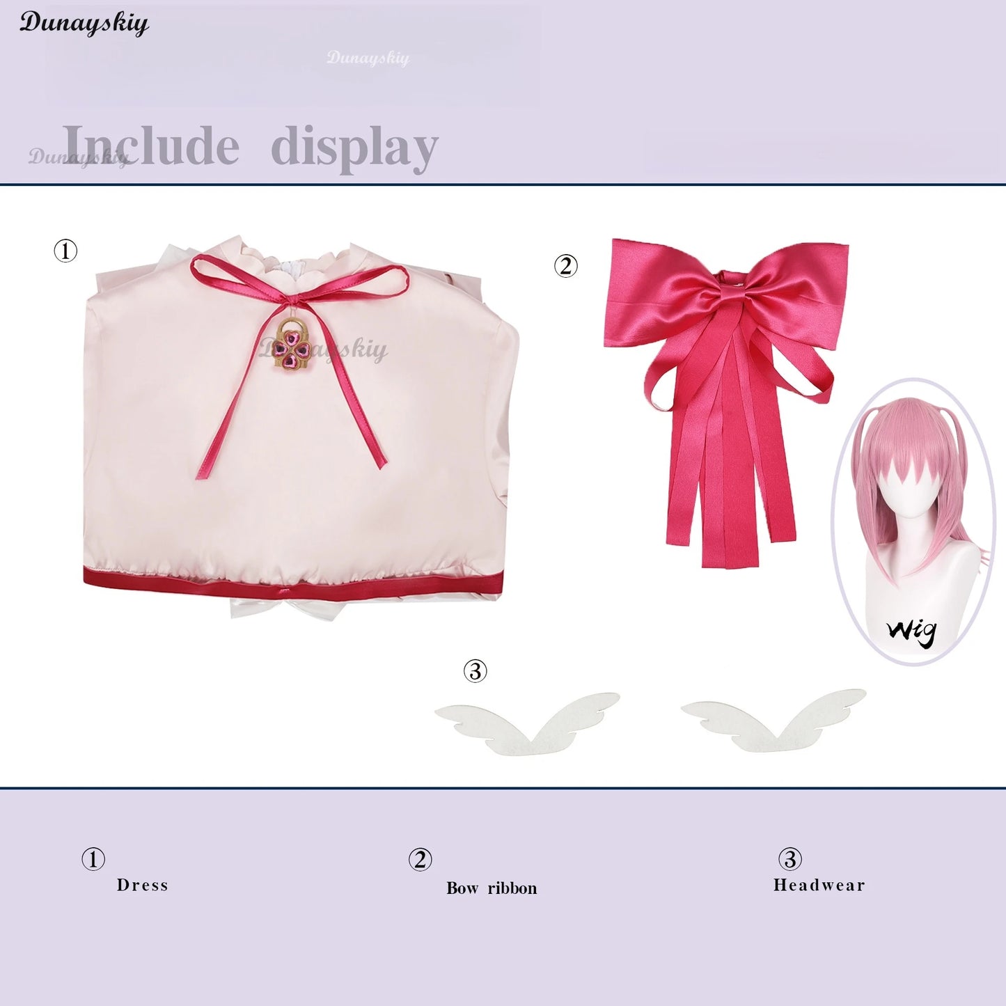 Cosersea Shugo Chara Hinamori Amu Amulet Angel Cosplay Costume Women Pink Dress Halloween Suit Outfit Fullset Suit With Bow