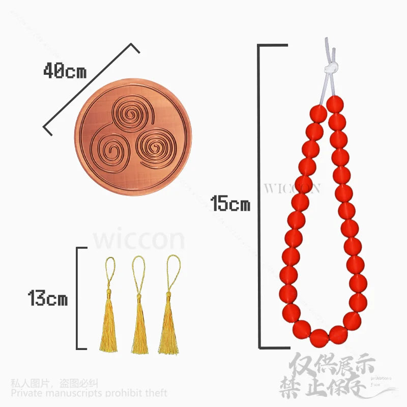 Anime Movie Avatar The Last Airbender Avatar Cosplay Aang 3D Props Necklace Polylactic Acid For Children Gifts Cos Customized