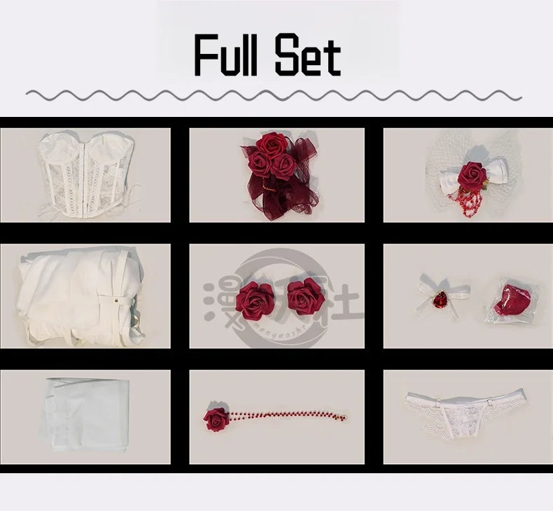 Game NIKKE:The Goddess of Victory Mihara Cosplay Binding chains Costume Women's Sexy New Dress Waist Cover Wig Props Uniform