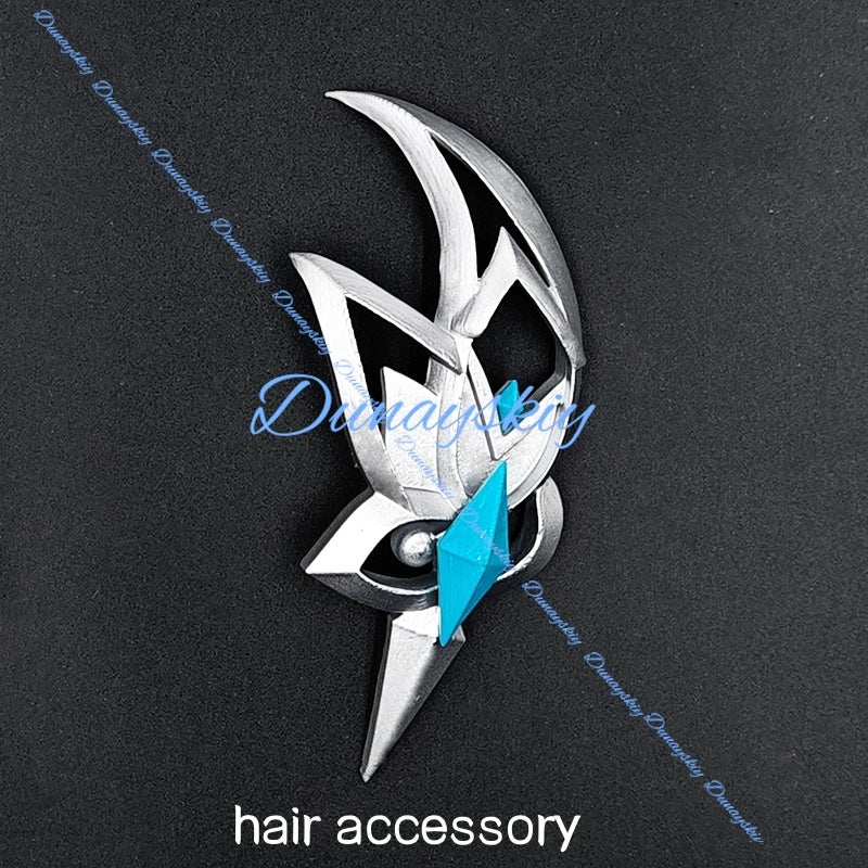 Genshin Impact Yelan Cosplay Wig Hair accessory Short Black Purple Gradient Wig Anime Yelan Wigs Heat Resistant Synthetic Wigs