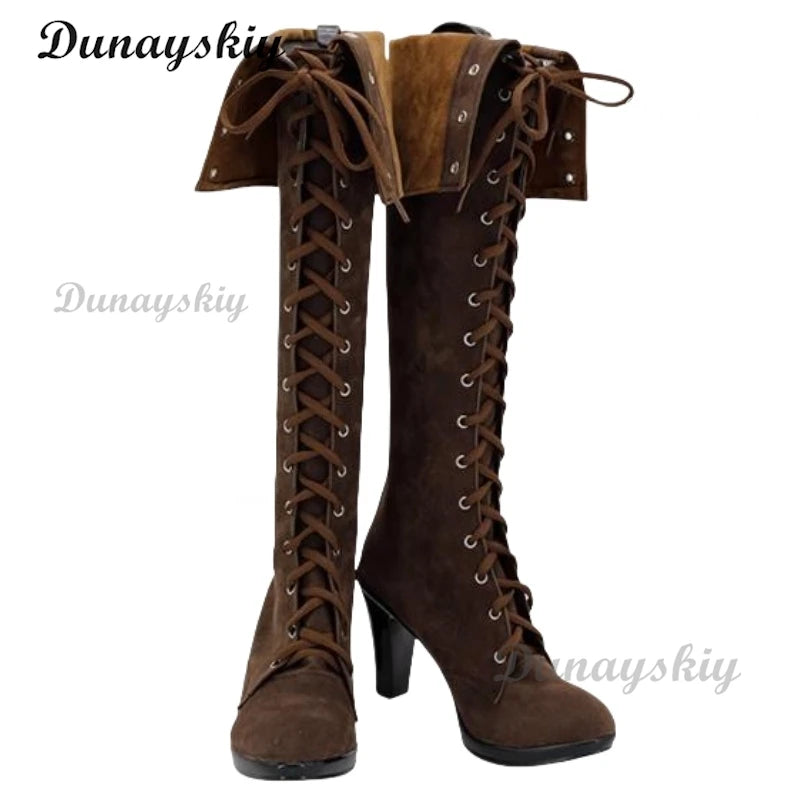 Game Devil Hunter May Cry Lady Cosplay Shirt Costume Wig Skirt Mary Ann Halloween Party Anime Event Roleplaym Suit