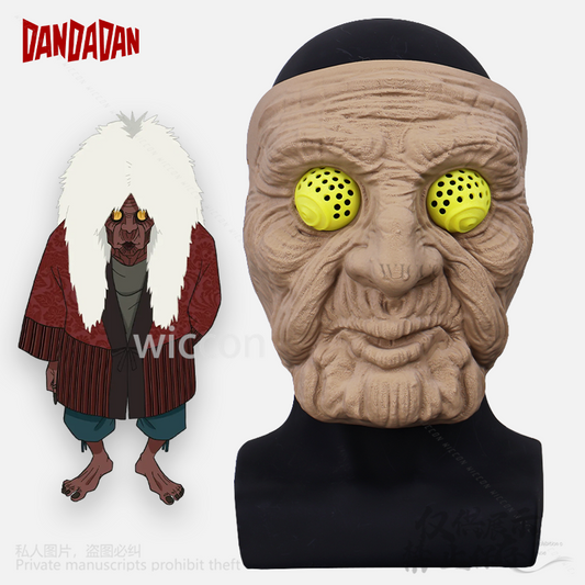 Dandadan Turbo Granny Cosplay Props Horror 3D Mask