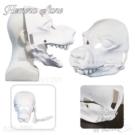Dog Skull Diy Prop 3D Cosplay Mask